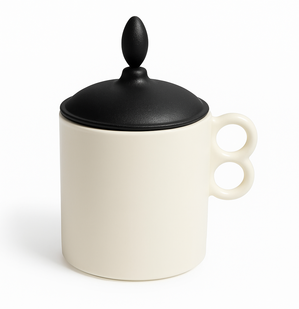 Montalatte per cappuccino con tazza Mug adatta al microonde