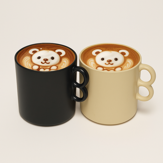 Montalatte per cappuccino con tazza Mug adatta al microonde